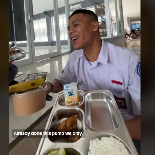 Viral Video Anak SMA Pamer Menu Makan Bergizi Gratis, sampai Dikomentari Admin Gerindra