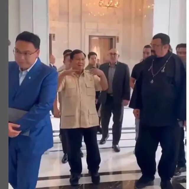 Tak Hanya Titiek Soeharto, Presiden Prabowo Subianto Juga Bertemu Steven Seagal (belum)