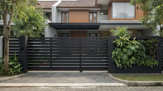 7 Model Pagar Besi Hollow Galvanis yang Kuat, Modern dan Tahan Karat untuk Hunian 2025