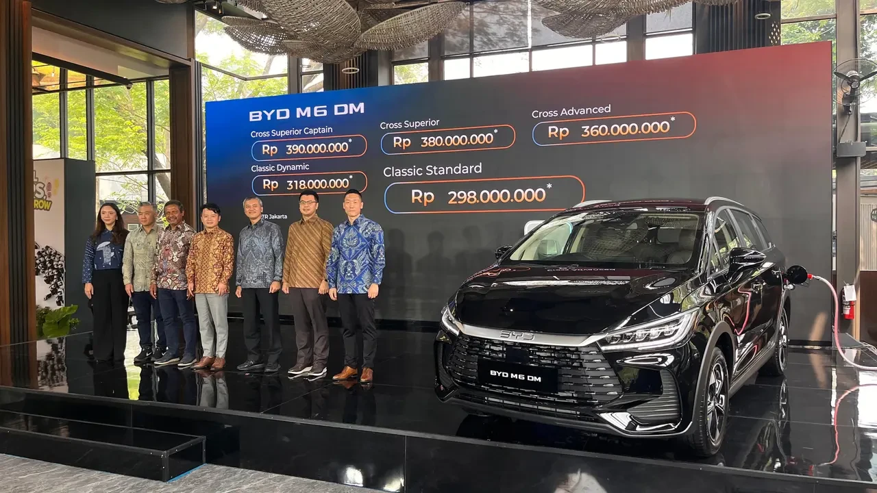 Harga BYD M6 DM Terungkap, Mulai Rp 298 Juta