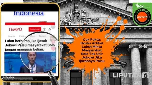 Ragam Hoaks Catut Nama Mantan Presiden Jokowi, Simak Daftarnya