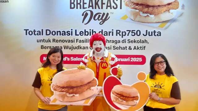 Kesadaran Sarapan Dinilai Masih Minim, McDonald's Indonesia Lanjutkan Tradisi Bagi-bagi Mu...