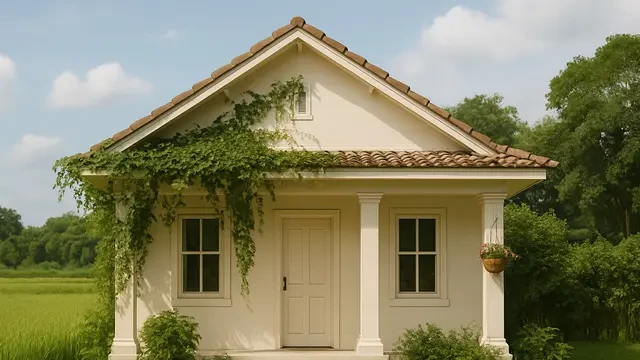 7 Warna Cat yang Cocok untuk Rumah di Dekat Kebun atau Sawah, Bikin Suasana Teduh