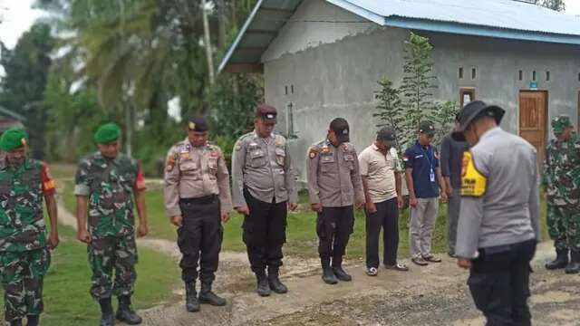 HUT TNI, Polisi Perkuat Sinergi dengan Tentara Amankan Pilkada Rokan Hulu