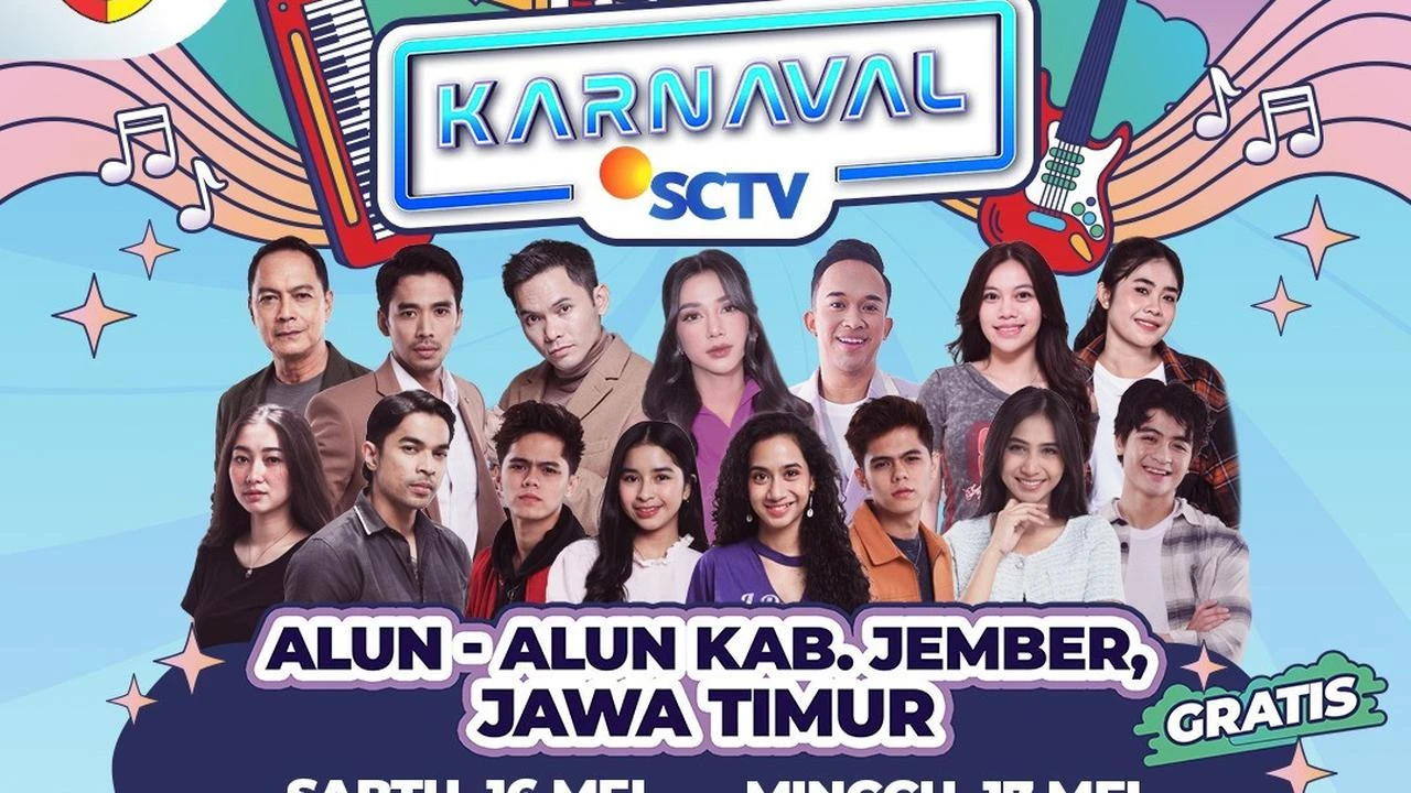 Karnaval SCTV Kembali ke Jember, Dimeriahkan Dewi Perssik hingga Cast Jejak Duka Diandra