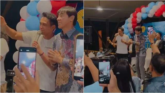 6 Momen Naga ADA Band Manggung Bareng Shin Tae-yong, Ikut Joget Pakai Batik