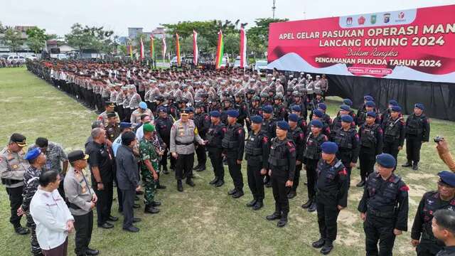 Riau Kerahkan 6.756 Polisi Amankan Tahapan Pilkada Serentak