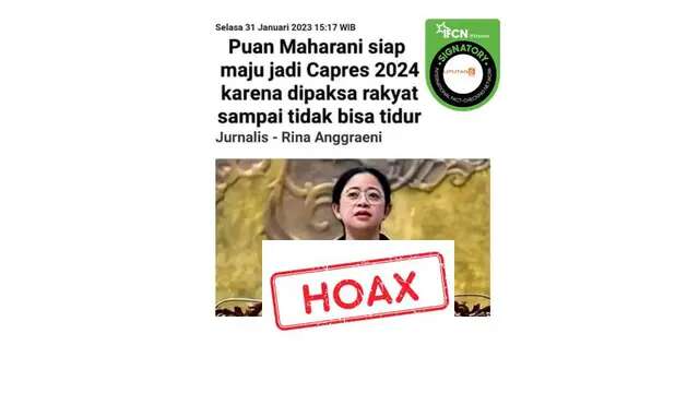 Deretan Hoaks Catut Nama Puan Maharani, Simak Faktanya