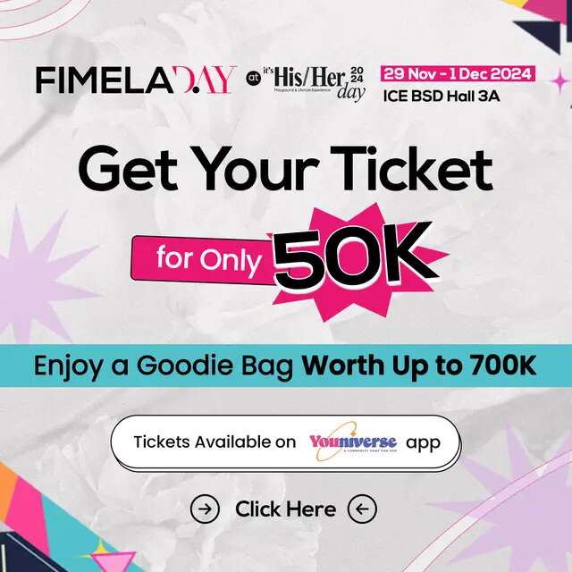 Fimela Day 2024 Tawarkan Keseruan, Tiket Masuk Senilai Rp700 Ribu Cukup Bayar Rp50 Ribu