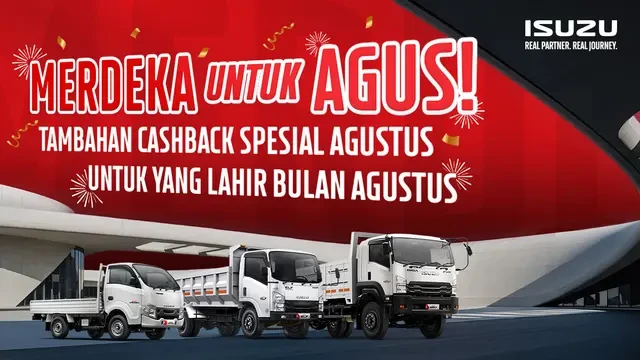 Rayakan Bulan Kemerdekaan, Isuzu Bagi-bagi Cashback Selama Bulan Agustus! Cek Syarat dan K...
