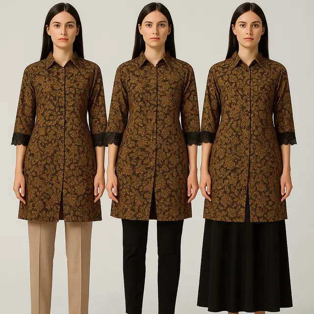 Model Tunik Batik Belah Panjang Cocok dengan Bawahan Apa? Ini Rekomendasi Padu Padannya