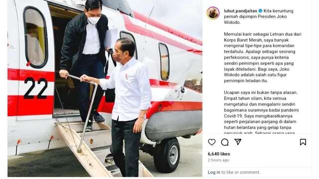 Jokowi Ulang Tahun, Menko Luhut Curhat Pernah Diberi Tugas Sulit