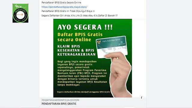 Kumpulan Hoaks Pendaftaran BPJS Kesehatan Gratis, Simak Biar Tak Tertipu