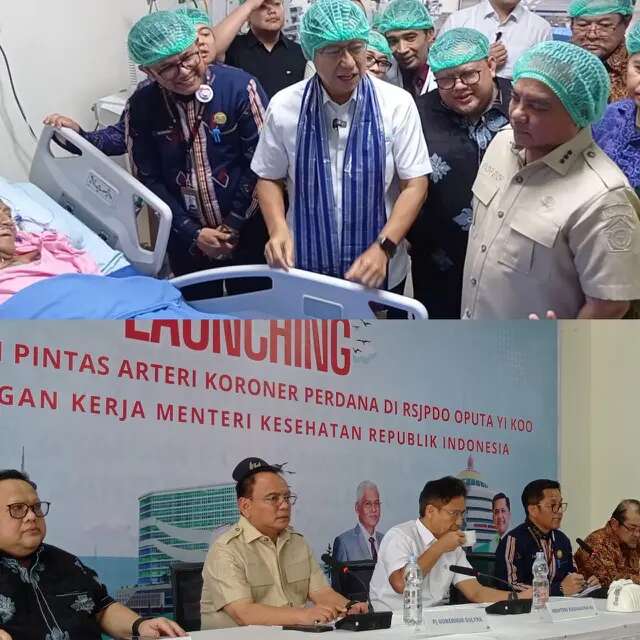 Menkes Kunjungi Pasien Perdana Operasi Bedah Pintas Arteri Koroner di RS Jantung Sulawesi ...