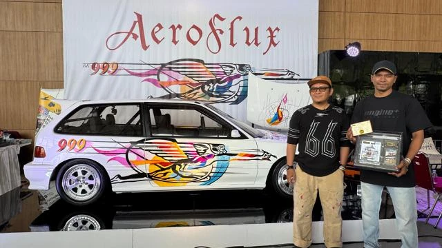 Unik, Honda Civic Lawas Ini Dilukis Manual dan Jadi Bintang di Indonesia Diecast Expo 2025