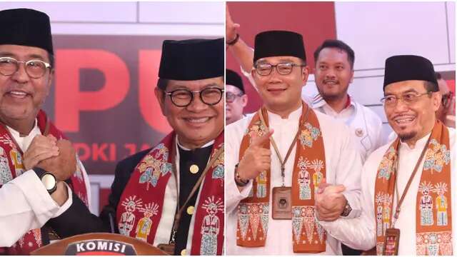 Makna Cukin yang Dipakai Ridwan Kamil-Suswono dan Pramono Anung-Rano Karno Saat Daftar Pil...