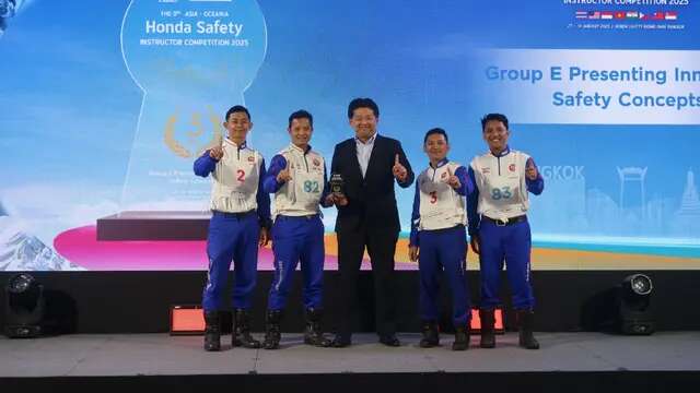 Instruktur Safety Riding Honda Juara Ketiga Level Asia & Oceania