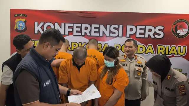 Pasutri di Pekanbaru Tertangkap Kawal Pengiriman Narkoba Rp18 Miliar ke Sumsel