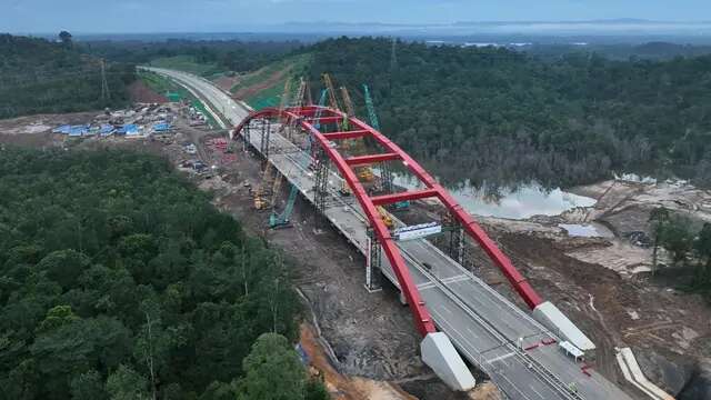 Kapan Jembatan Dirgahayu Tol IKN Bisa Dipakai?