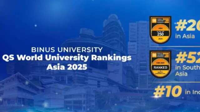 BINUS University Naik 20 Peringkat di Asia, Bukti Konsistensi dalam Meningkatkan Kualitas ...