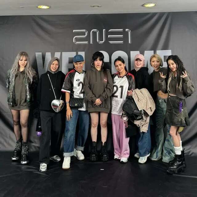 Gaya Sporty Nagita Slavina Foto Bareng Personel 2NE1, Posisinya Bikin Warganet Heran