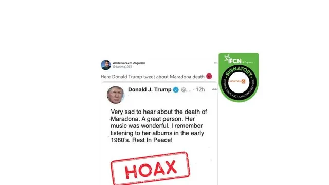 Kumpulan Hoaks Seputar Donald Trump: Dari Cuitan di X hingga Foto Pakai Sarung