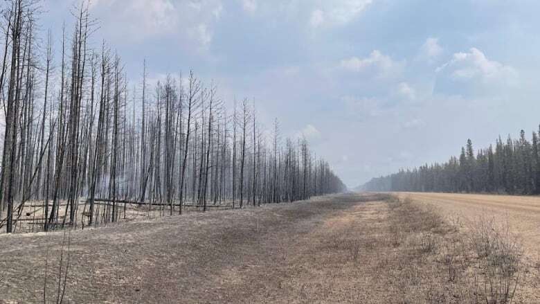 N.W.T. Highway 1 partially closed due to wildfire smoke