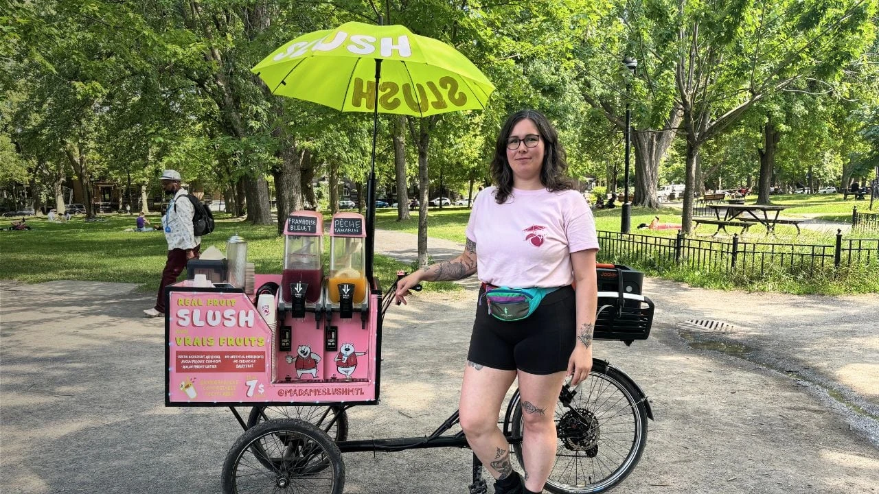 How a dream inspired this Montrealer to start selling homemade slushies — on a bike