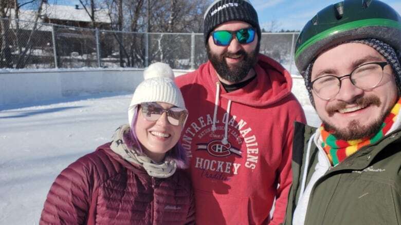 Learning to skate on Sudbury's outdoor rinks