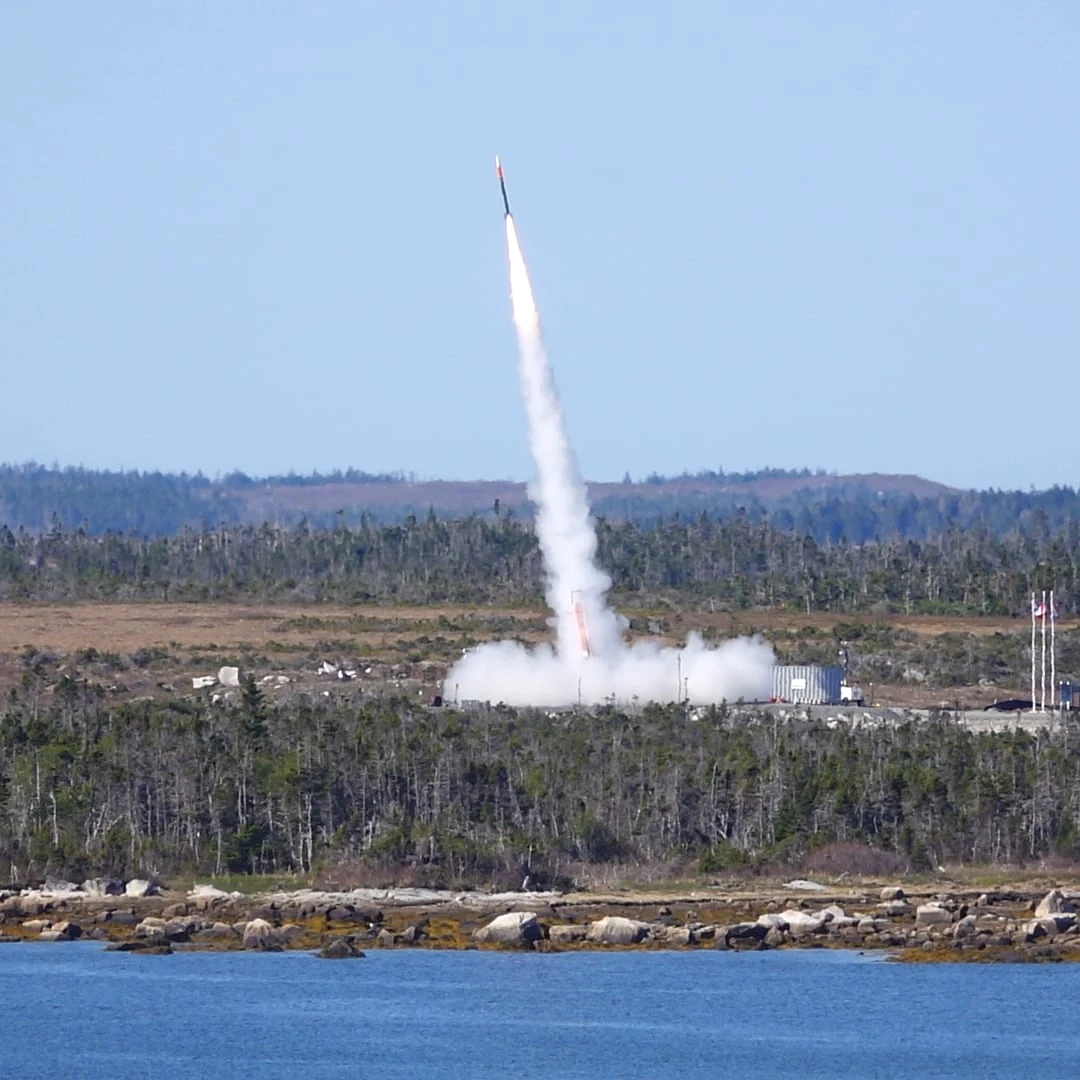 The moment a rocket launched from Canadian soil
