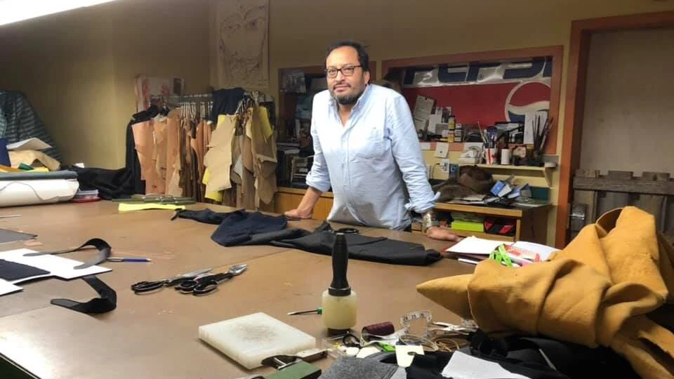 His art studio burned down in a 2023 wildfire. Now his community has evacuated again
