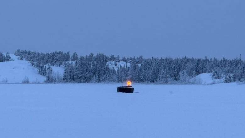 Aerator that could restore fish in Yellowknife's Frame Lake turned on