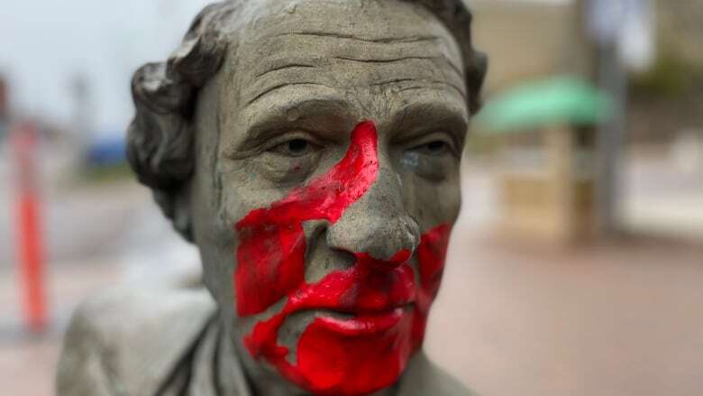 Charlottetown has no plans for boxed-up John A statue, but some want it shown again — differently