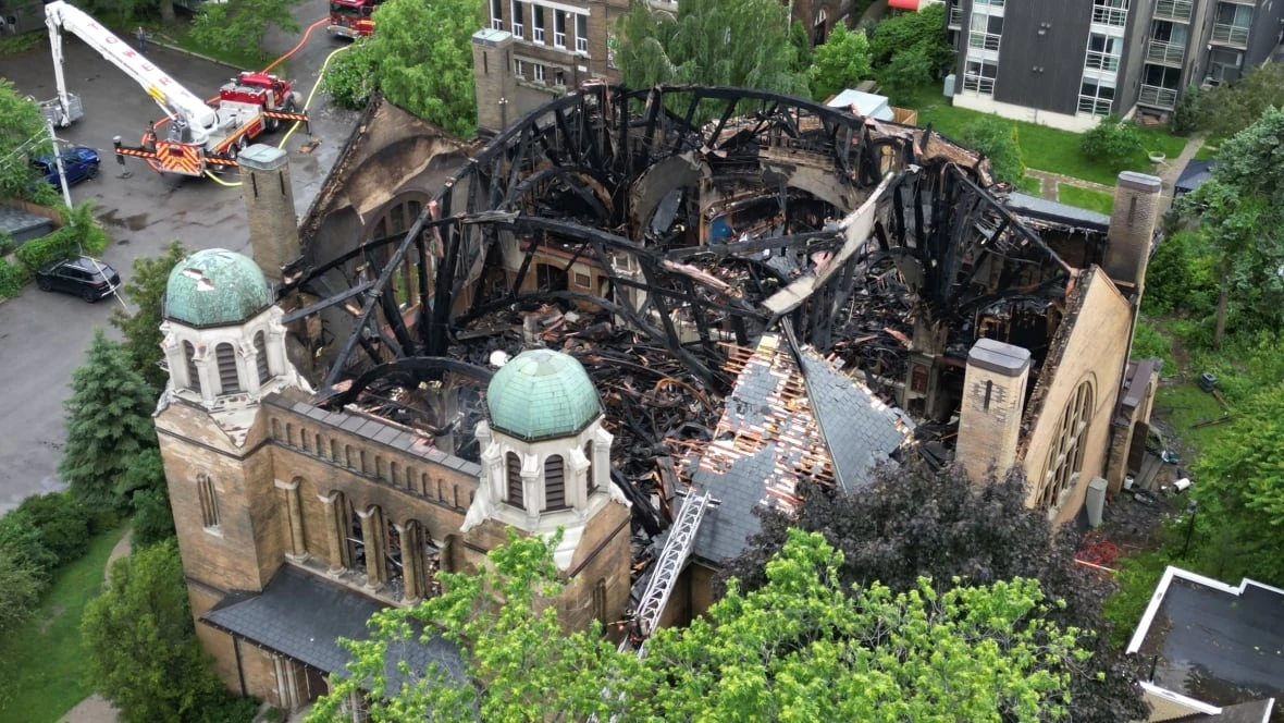 St. Anne's Church marks a year since final service in 'gem of a building' lost to fire