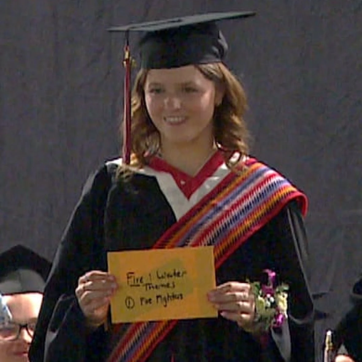 WATCH | #TheMoment Manitoba students evacuated from Flin Flon had a delayed grad ceremony
