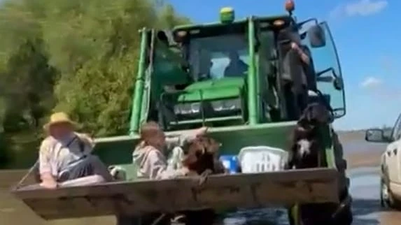Swan River family nearly swept away in flood