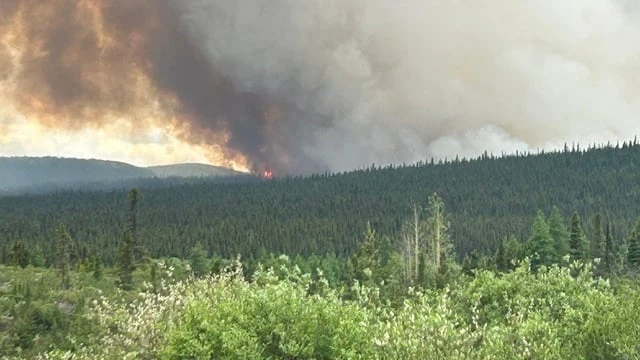 Mayor hopes rain will help fight wildfires near Labrador City