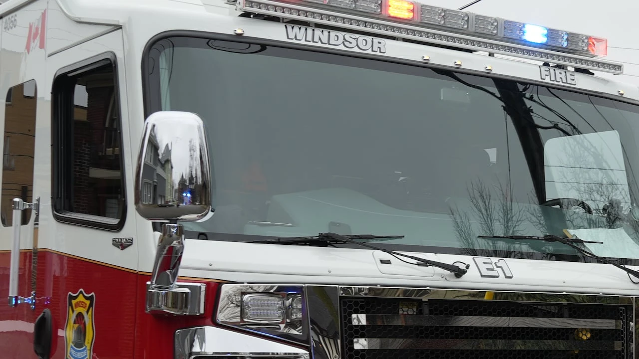 Residents urged to close windows after fire near downtown Windsor
