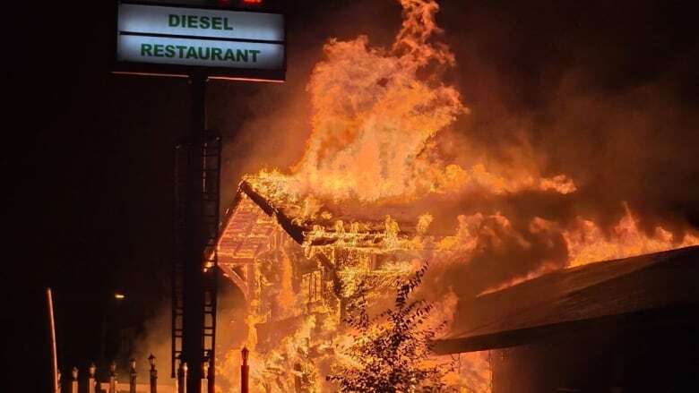 End of an era: Revelstoke's The Ol' Frontier Restaurant destroyed by fire