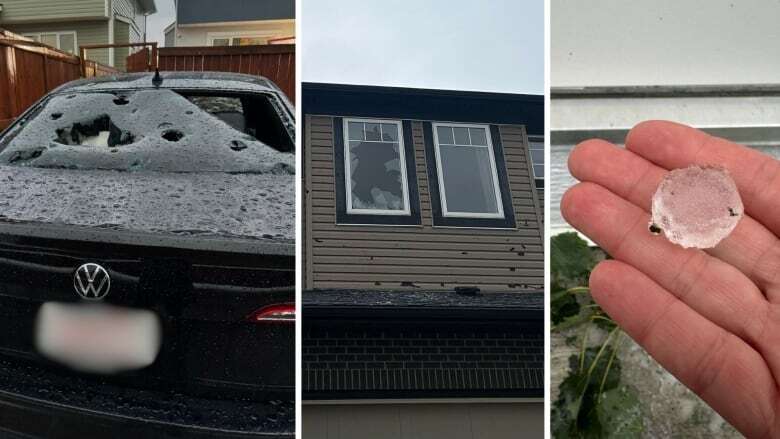 Calgary grapples with aftermath of hailstorm that damaged property, caused airport delays