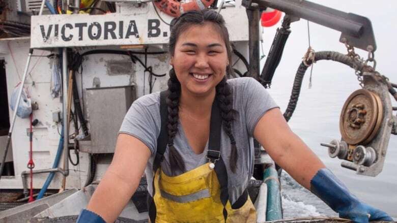 Woman from Sachs Harbour, N.W.T., hopes journey from bartender to fish hauler will inspire others