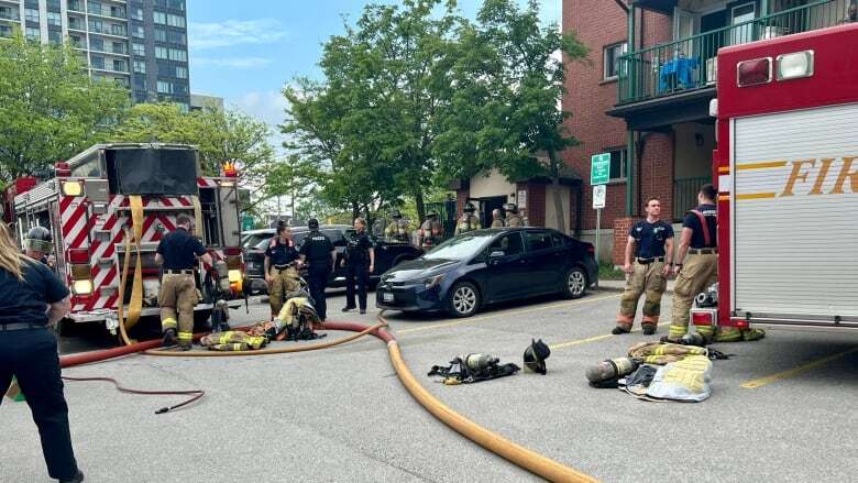 Dog dead, person injured, 4 displaced following a pair of fires in east London