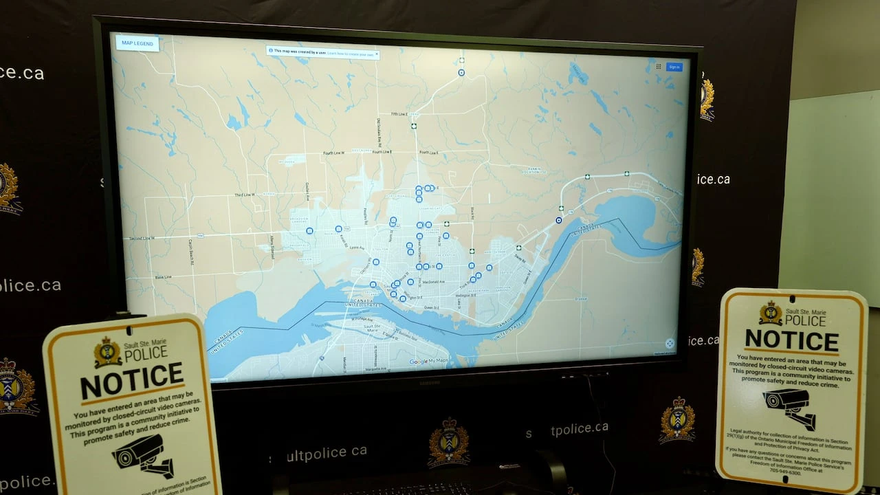 Police in Sault Ste. Marie, Ont. activate 30 strategic cameras across the city