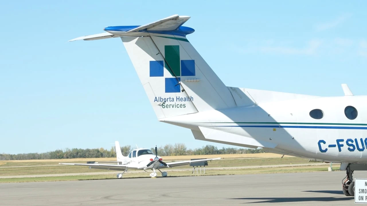 Red Deer airport sees air traffic surge driven by medevacs, flight school