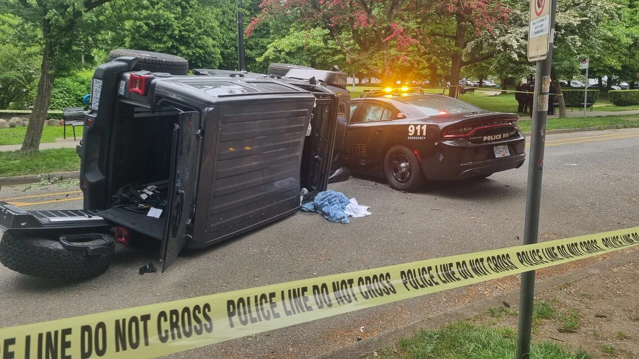 Senior struck in alleged Vancouver vehicle ramming dies: police