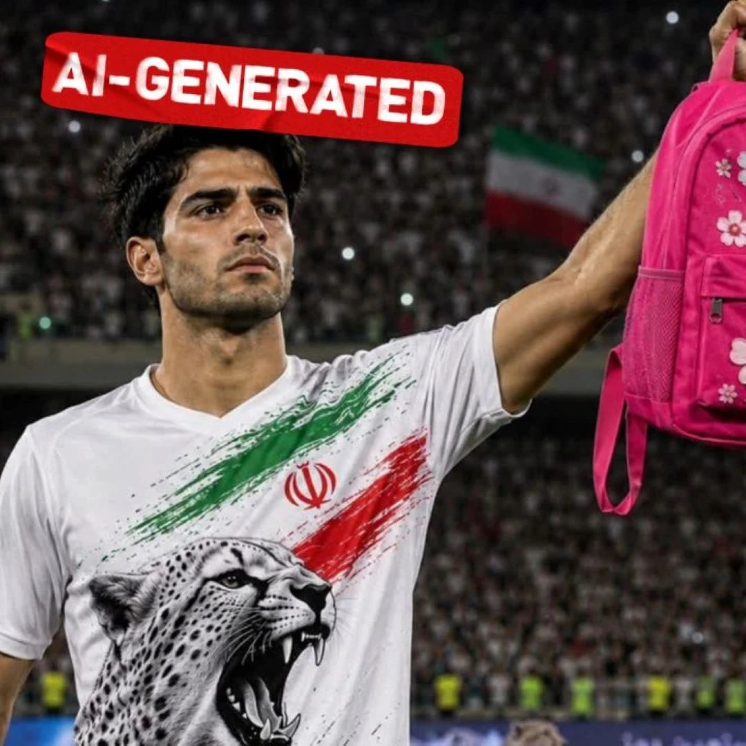 Fact check: Is this Iranian soccer player real or AI?