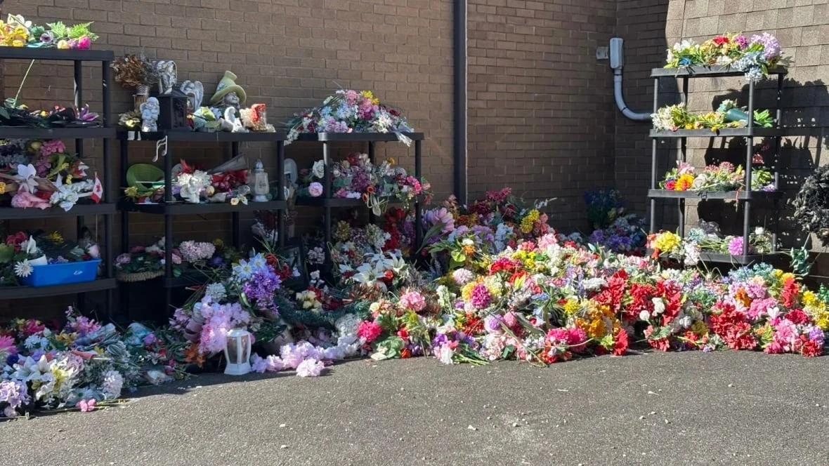 Graveyard within a graveyard: Where some silk flowers and trinkets go to die