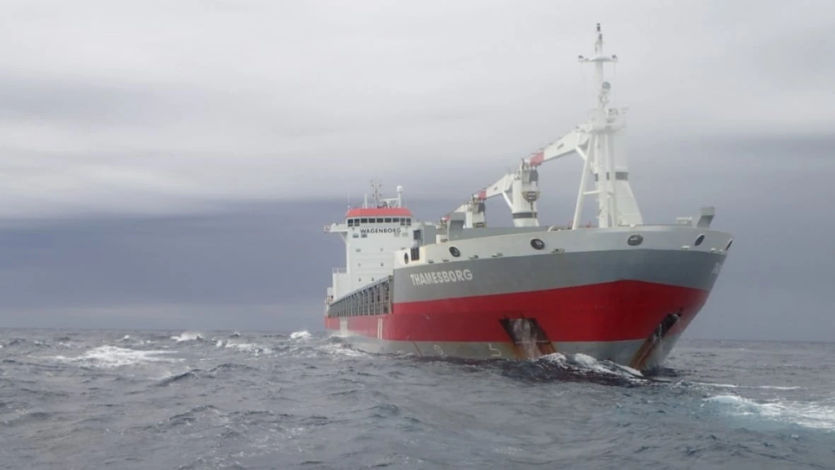 Salvaging efforts underway for ship grounded in Northwest Passage