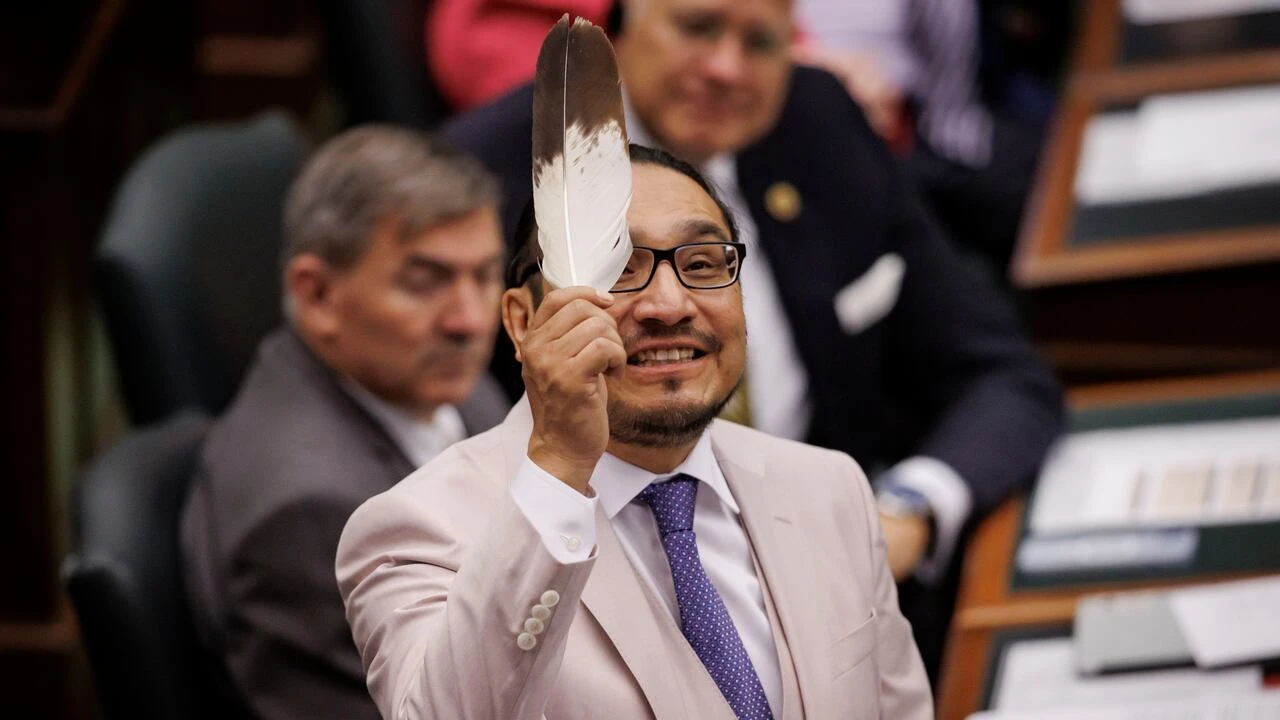 MPP marks National Indigenous History Month at Queen’s Park in Anishininiimowin