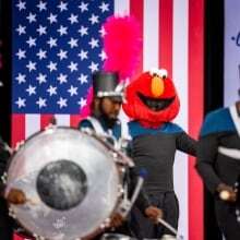 Feeling anxious about the U.S. election results? Elmo says, 'Stop scrolling, take a deep breath'